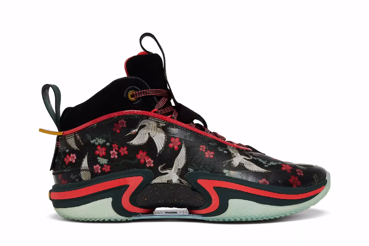 Rui Hachimura x Air Jordan 36 Cranes, view 2