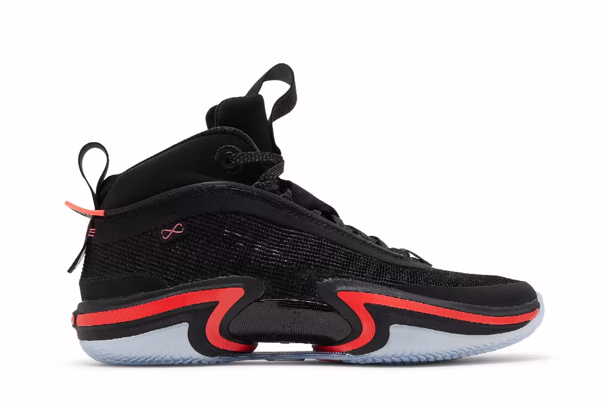Air Jordan 36 Black Infrared, view 2