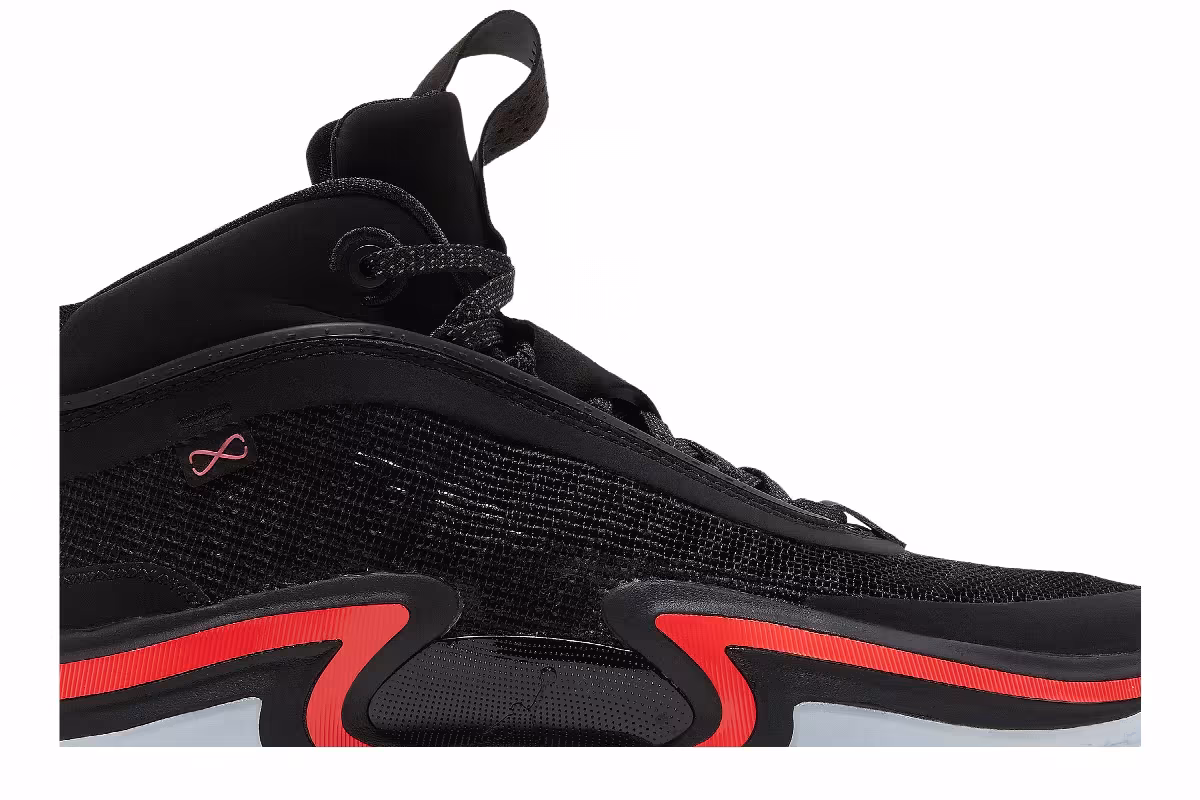 Air Jordan 36 Black Infrared, view 3