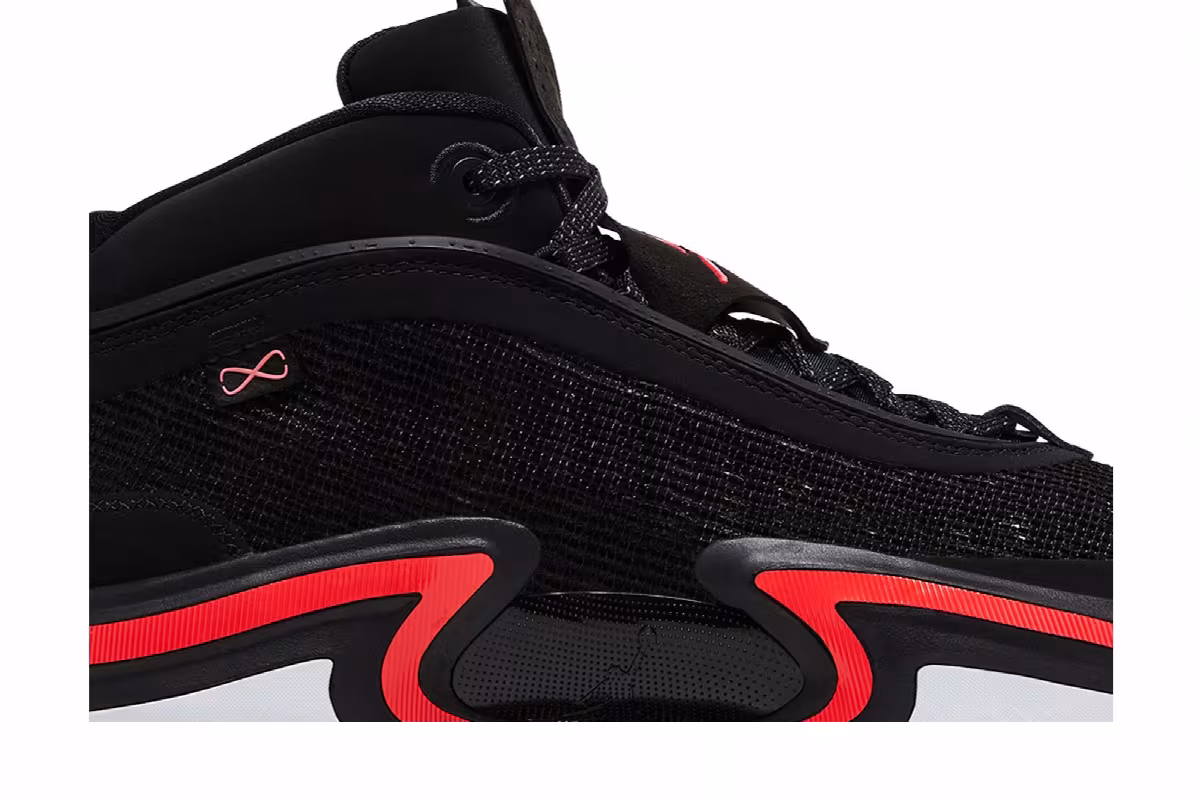 Air Jordan 36 PF Black Infrared, view 3