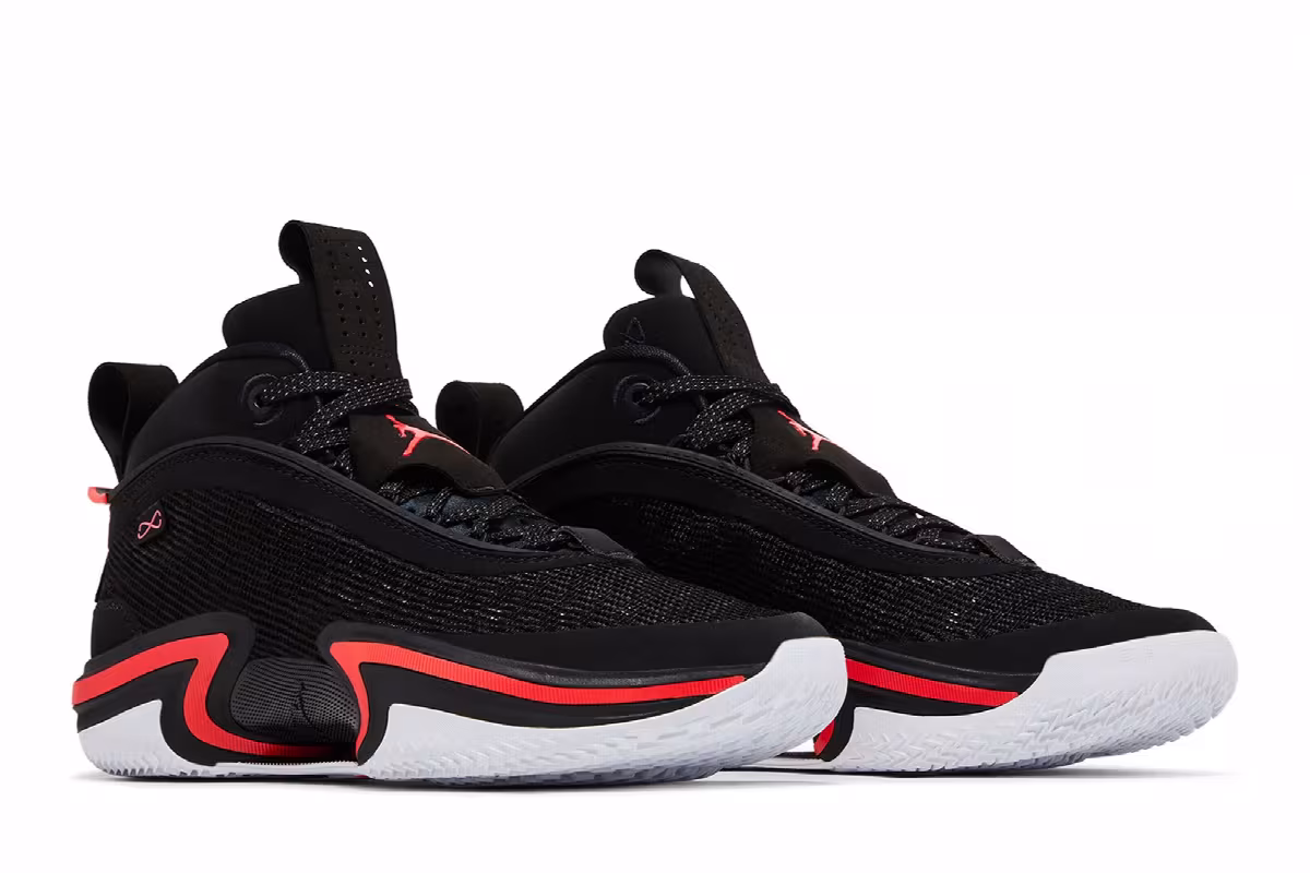 Air Jordan 36 PF Black Infrared, view 9