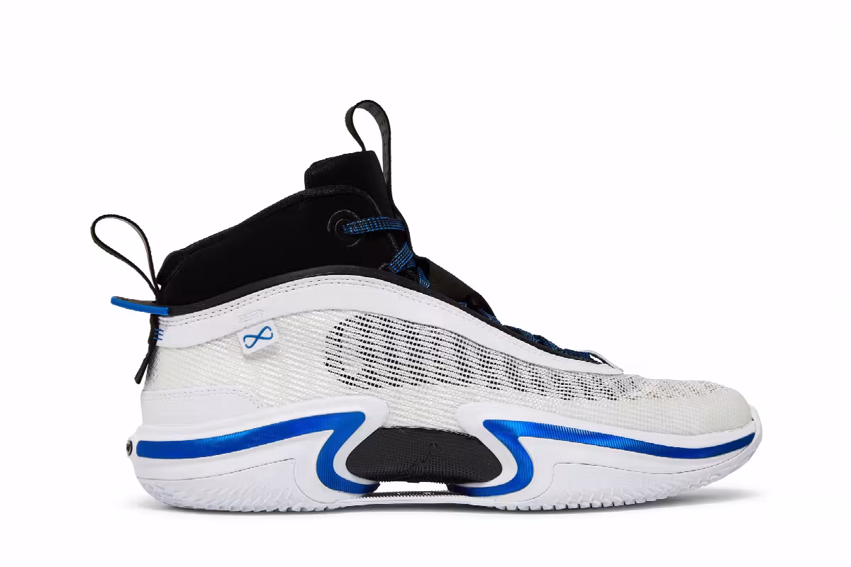 Air Jordan 36 PF Sport Blue, view 2