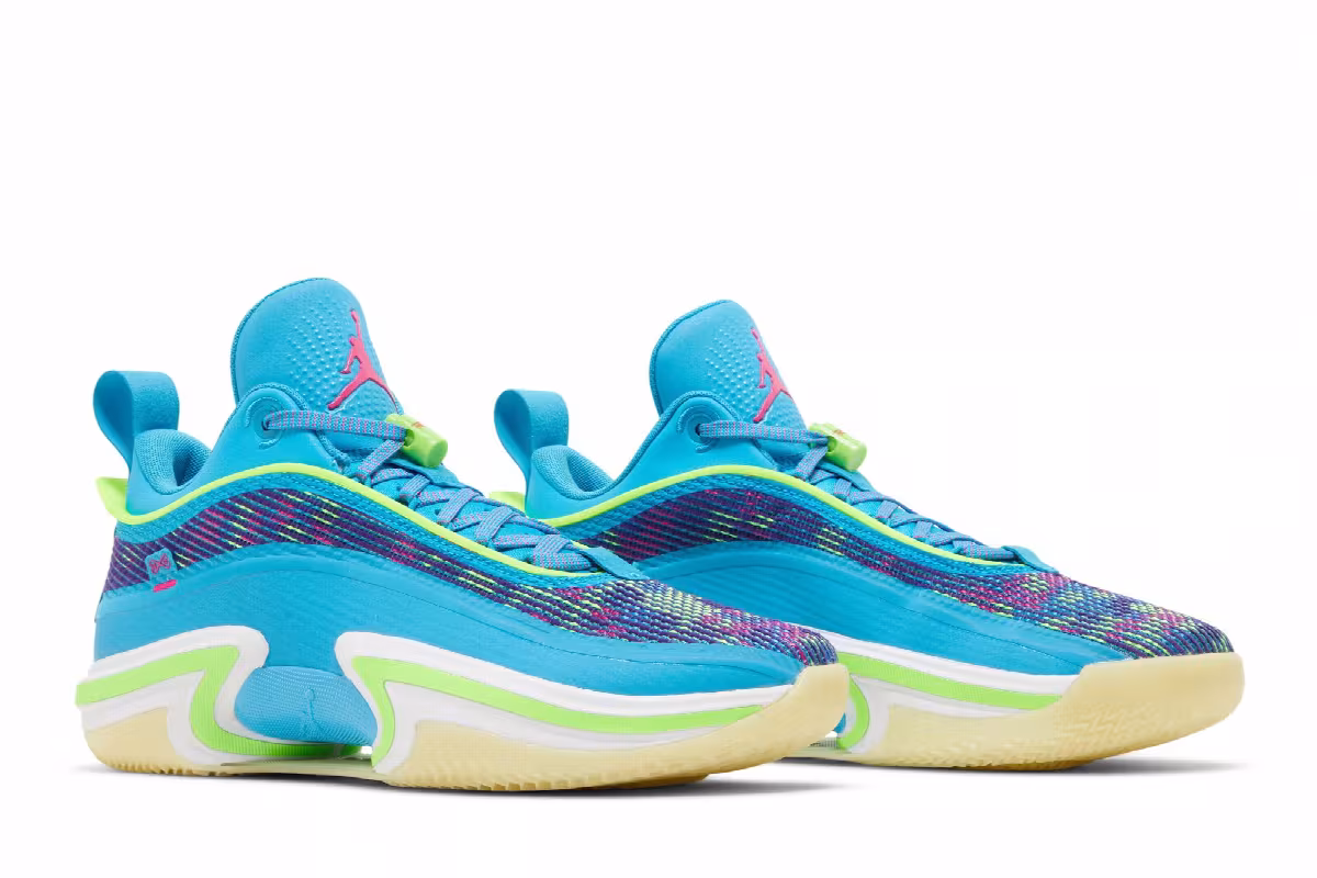 Luka Doncic x Air Jordan 36 Low Laser Blue, view 9