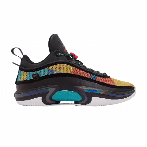 Air Jordan 36 Low 'Black Multi-Color'