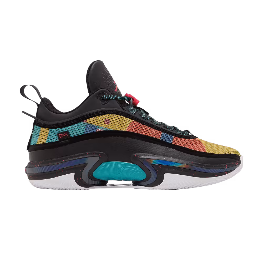 Air Jordan 36 Low Black Multi-Color