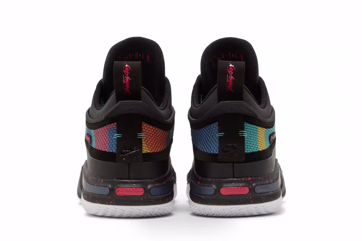 Air Jordan 36 Low Black Multi-Color, view 7