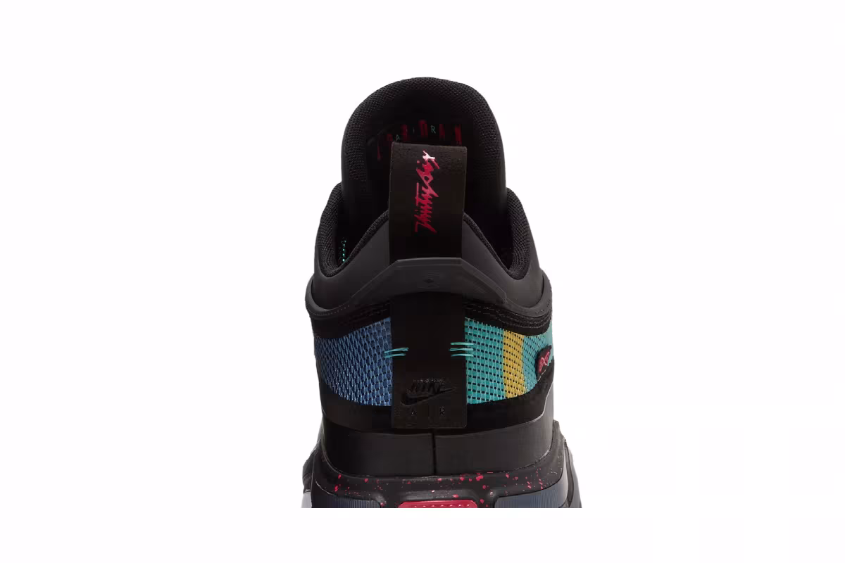 Air Jordan 36 Low Black Multi-Color, view 8