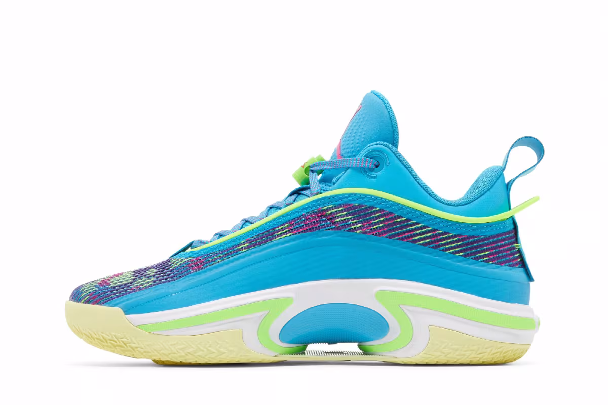 Luka Doncic x Air Jordan 36 Low PF Laser Blue, view 4