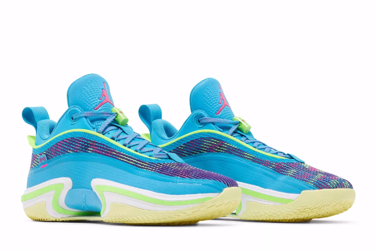 Luka Doncic x Air Jordan 36 Low PF Laser Blue, view 9