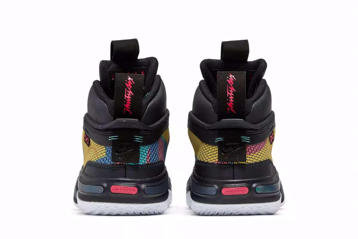 Air Jordan 36 GS Black Multi-Color, view 7
