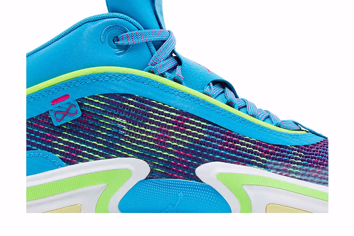 Luka Doncic x Air Jordan 36 GS Laser Blue, view 3