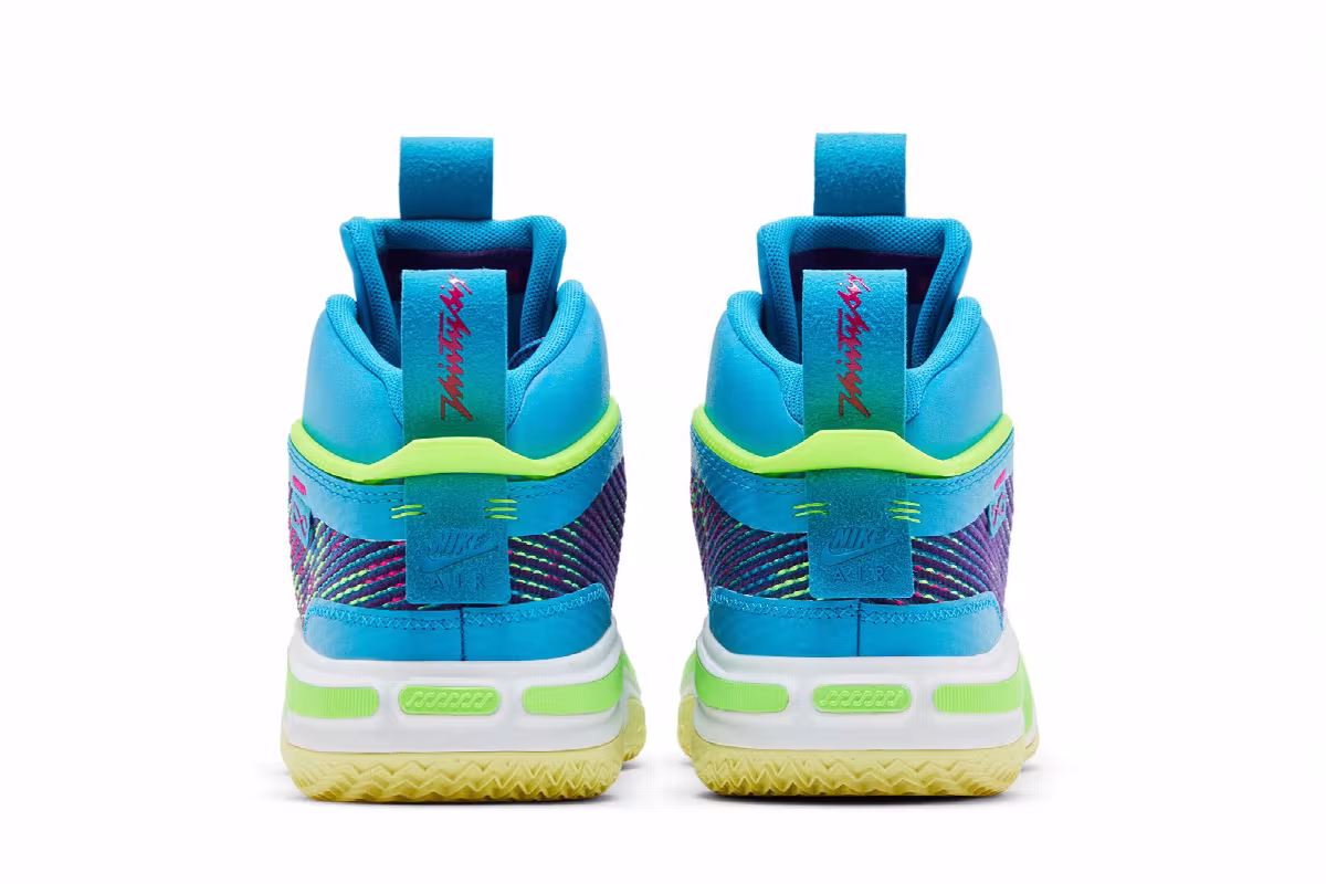 Luka Doncic x Air Jordan 36 GS Laser Blue, view 7