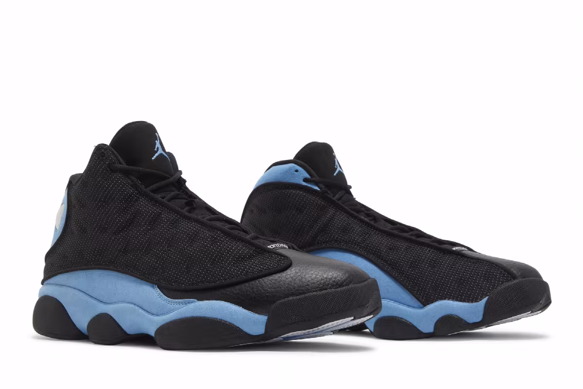 Air Jordan 13 Black University Blue, view 9