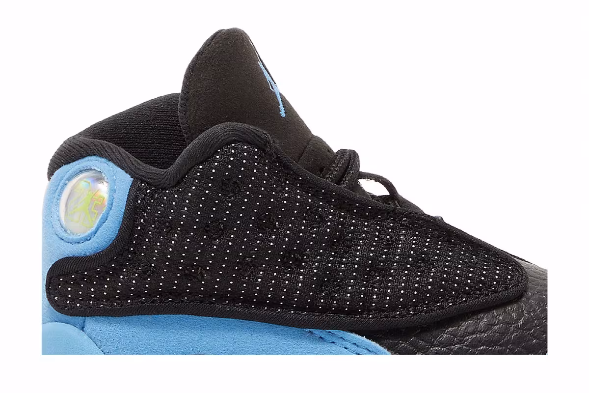 Air Jordan 13 TD Black University Blue, view 3