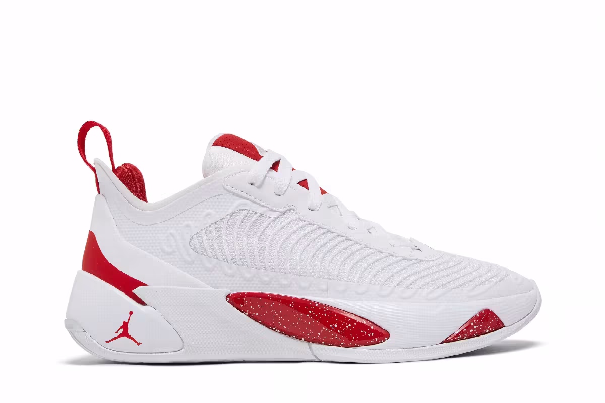 Air Jordan Luka 1 White Fire Red, view 2