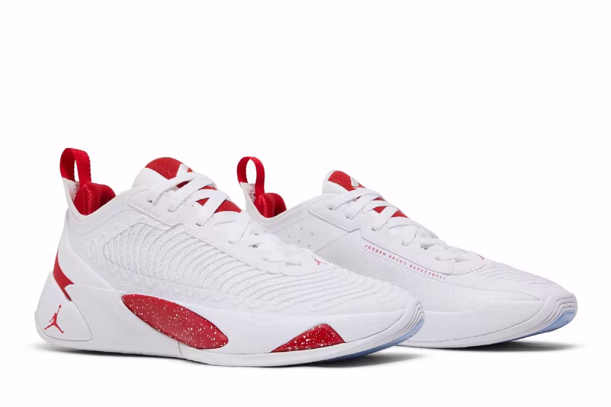 Air Jordan Luka 1 White Fire Red, view 9