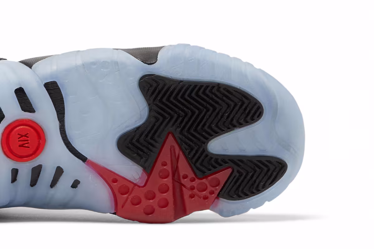 Air Jordan Jumpman Two Trey GS Black University Red, view 6