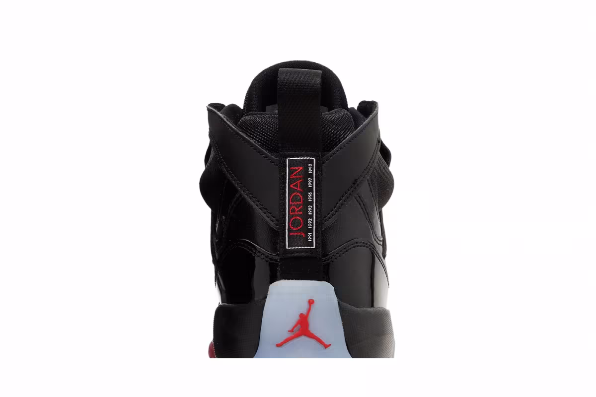 Air Jordan Jumpman Two Trey GS Black University Red, view 8