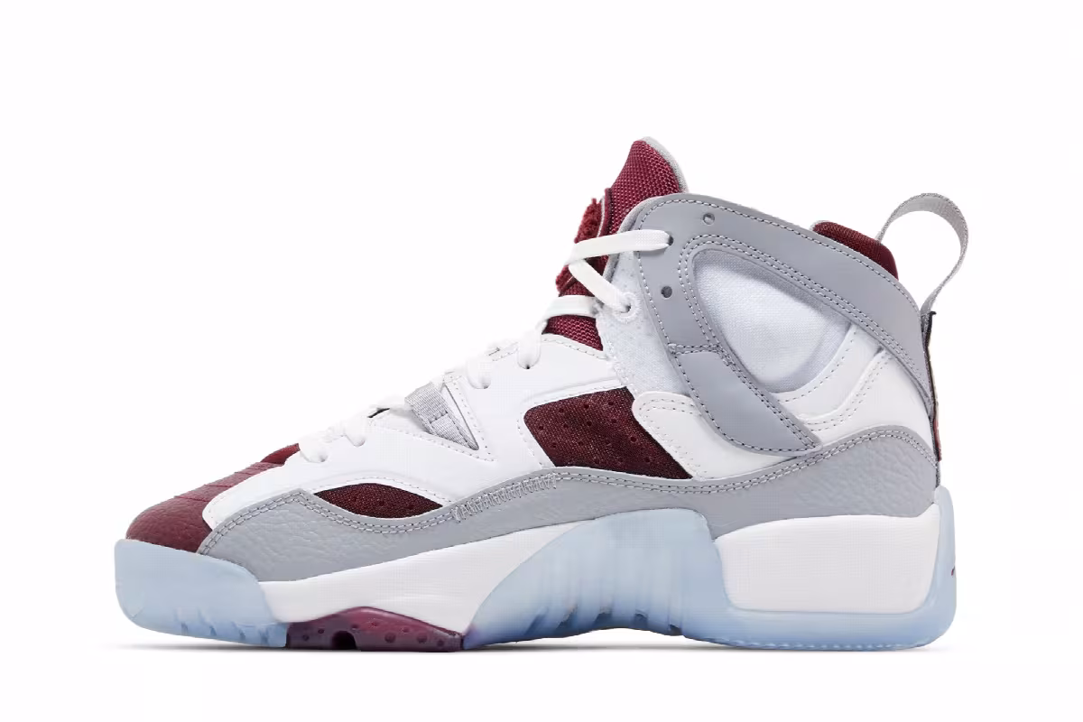 Air Jordan Jumpman Two Trey GS White Cherrywood Red, view 4