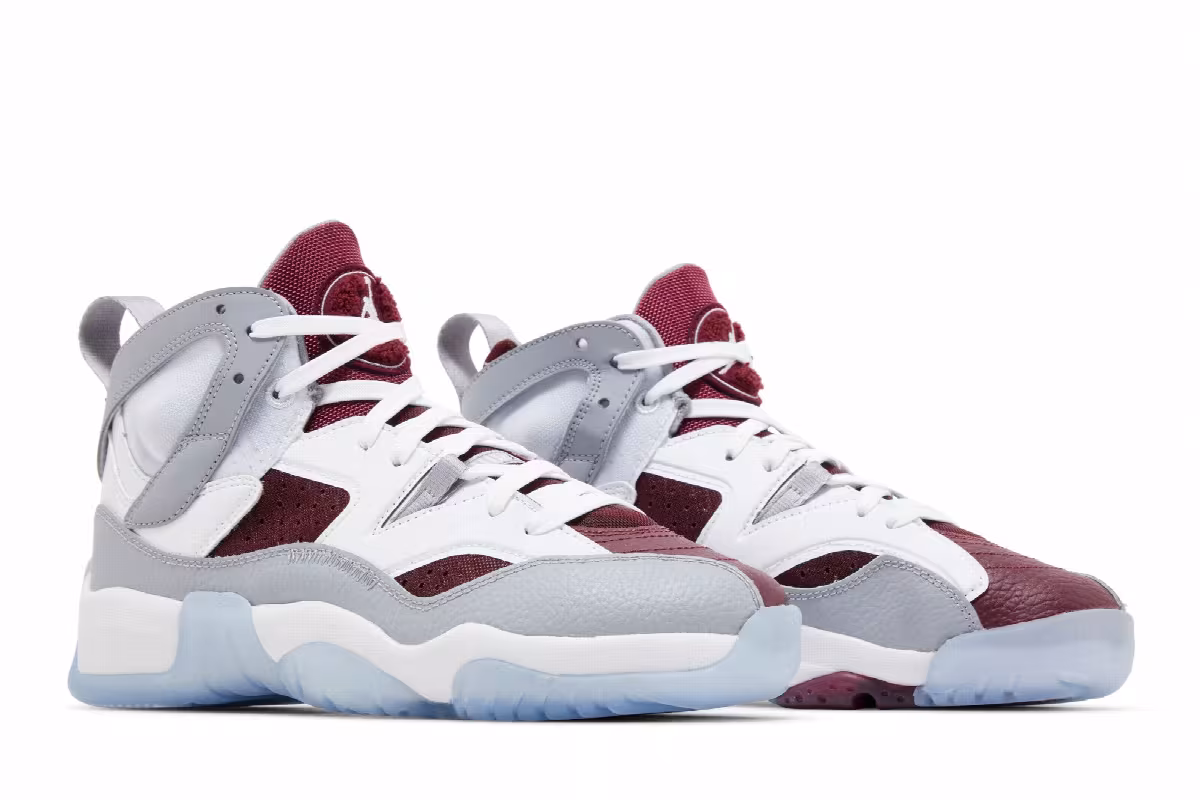 Air Jordan Jumpman Two Trey GS White Cherrywood Red, view 9