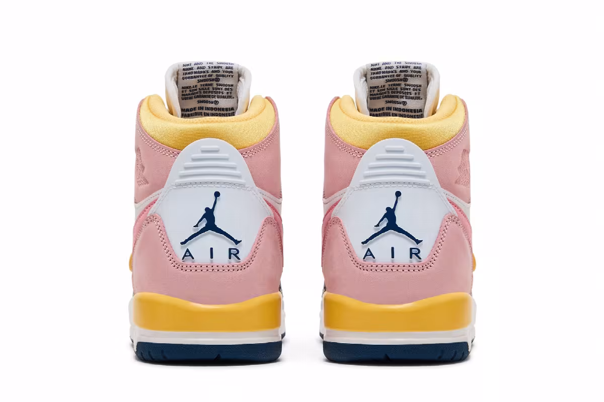 Air Jordan Legacy 312 GS White Coral French Blue, view 7