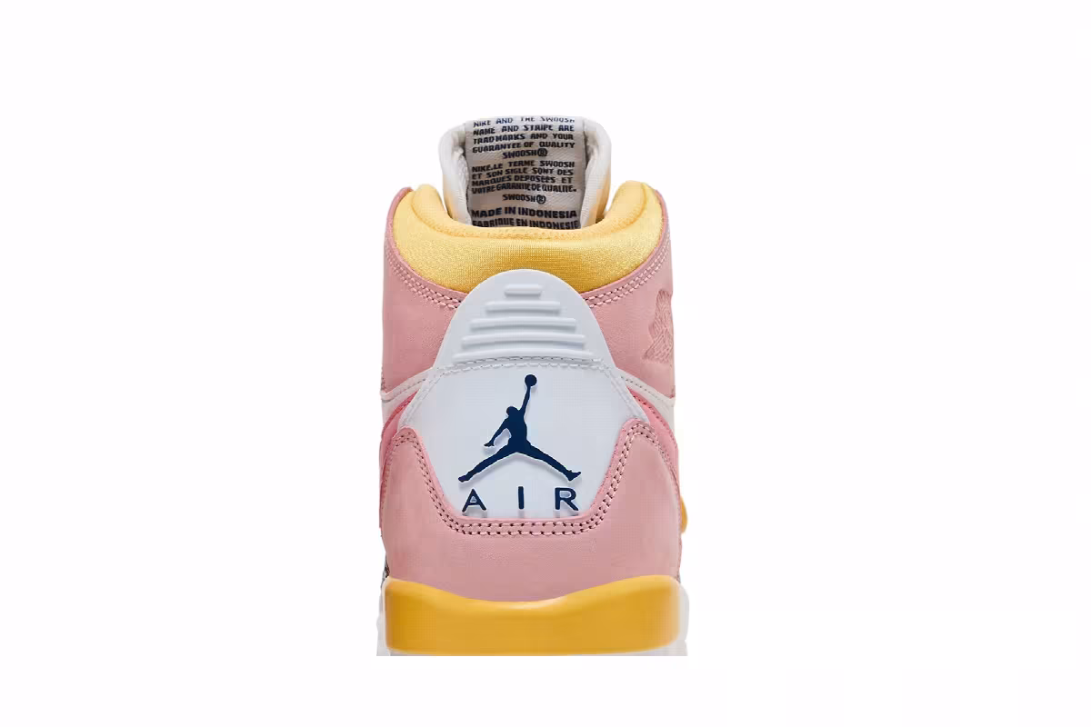 Air Jordan Legacy 312 GS White Coral French Blue, view 8