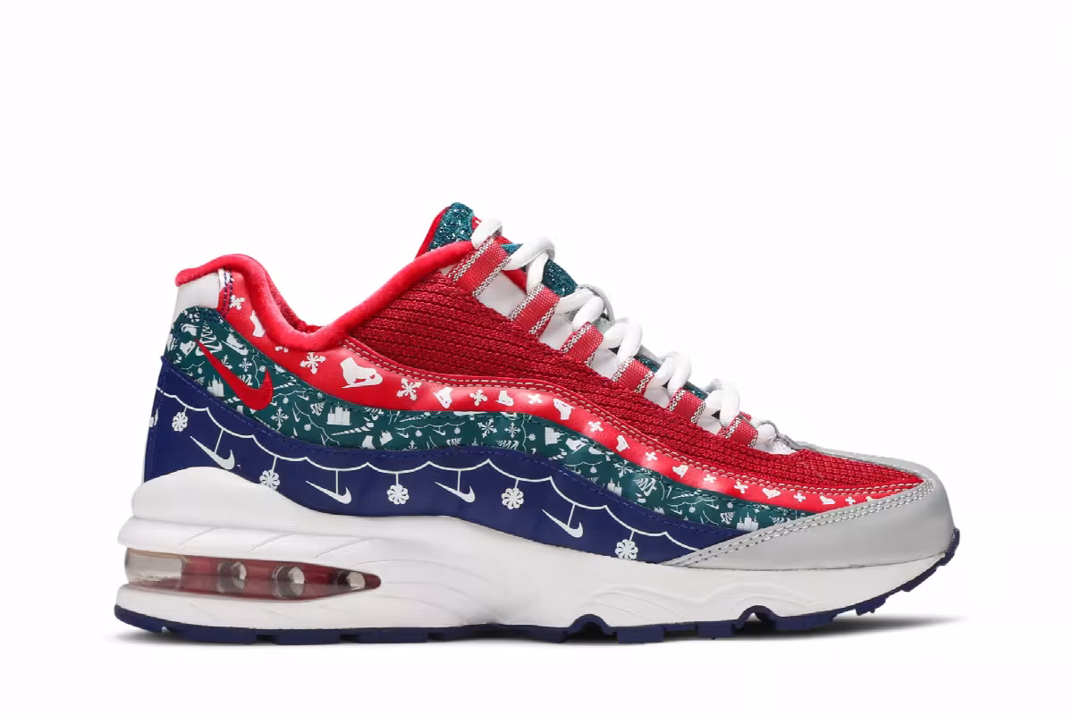 Nike Air Max 95 GS Ugly Christmas Sweater, view 2