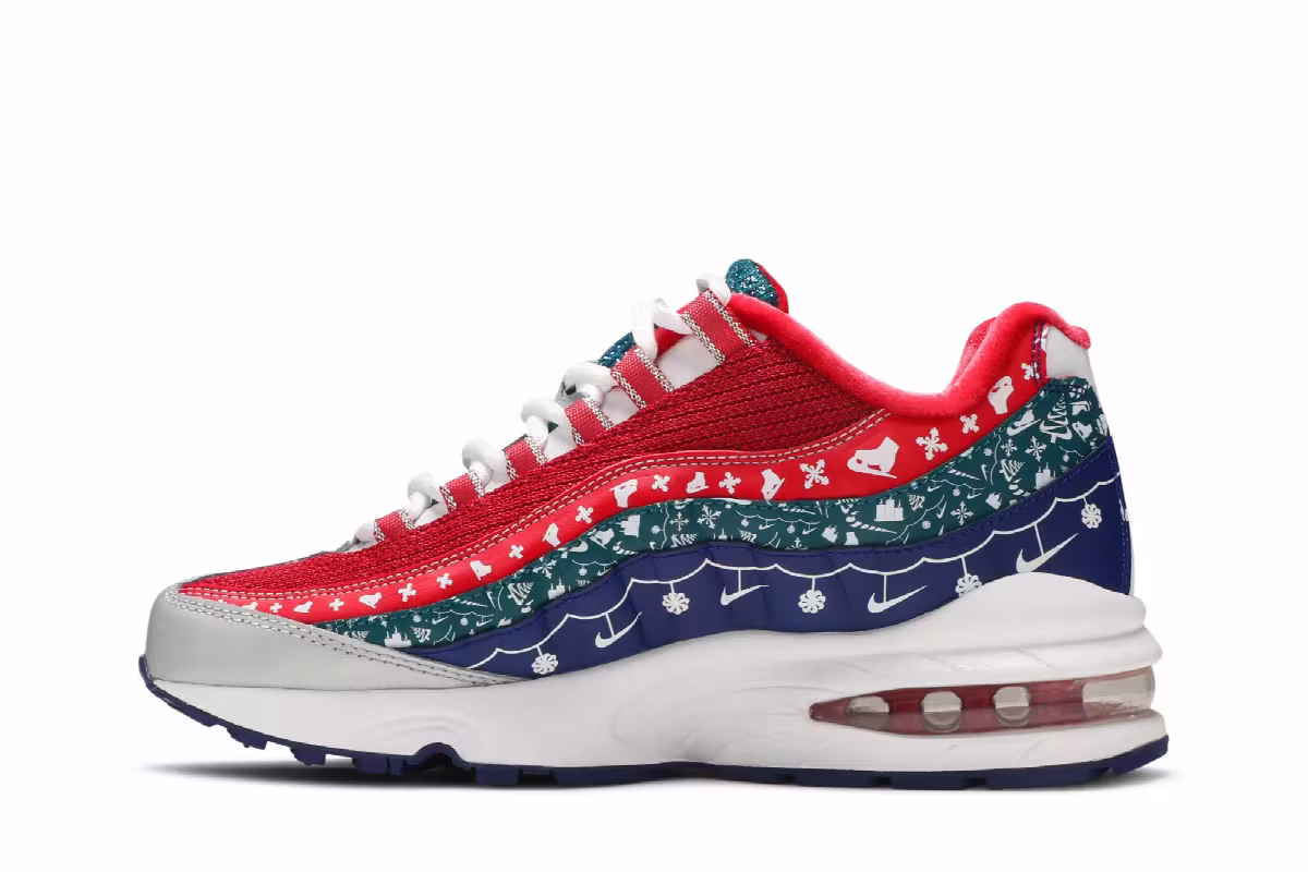 Nike Air Max 95 GS Ugly Christmas Sweater, view 4