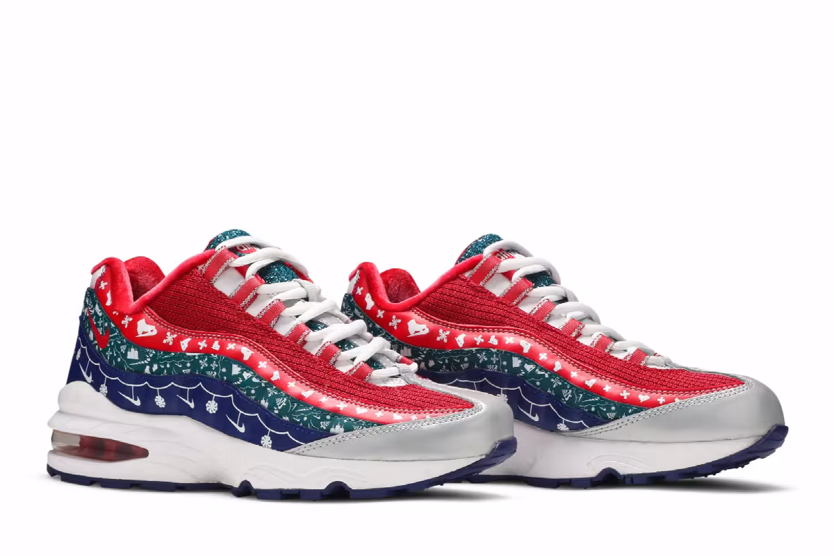 Nike Air Max 95 GS Ugly Christmas Sweater, view 9