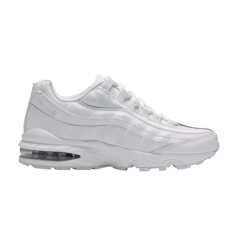Nike Air Max 95 GS White Metallic Silver