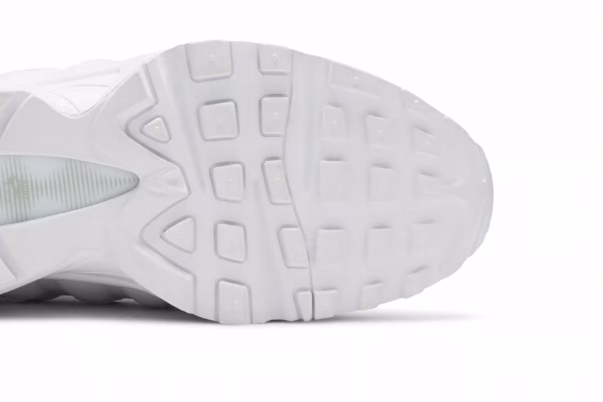 Nike Air Max 95 GS White Metallic Silver, view 6
