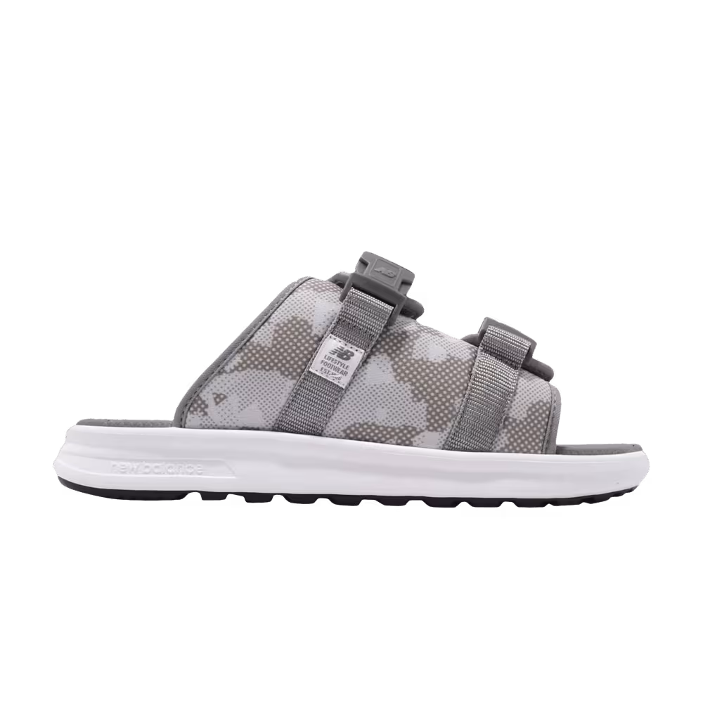 New Balance 330 Slides Grey White