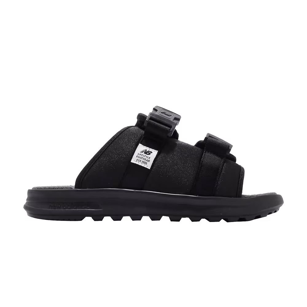 New Balance 330 Slides Black Grey