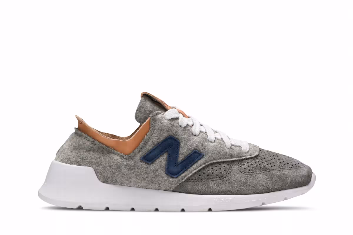 Woolrich x New Balance 1978 Made in USA Grey Brown, view 2