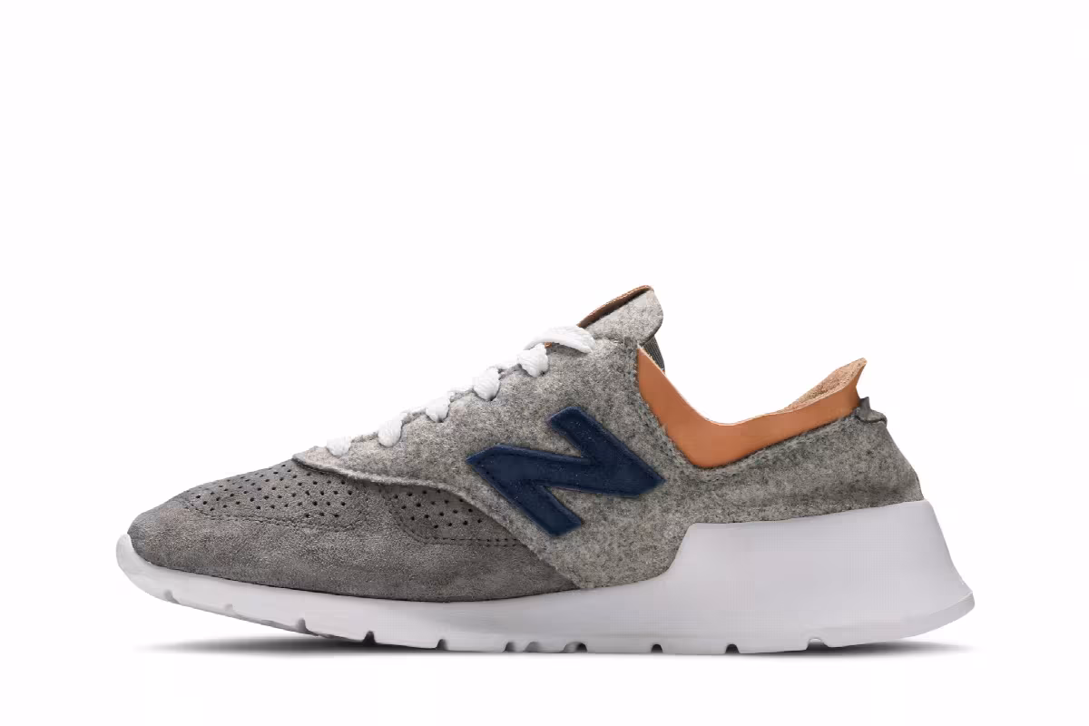 Woolrich x New Balance 1978 Made in USA Grey Brown, view 4