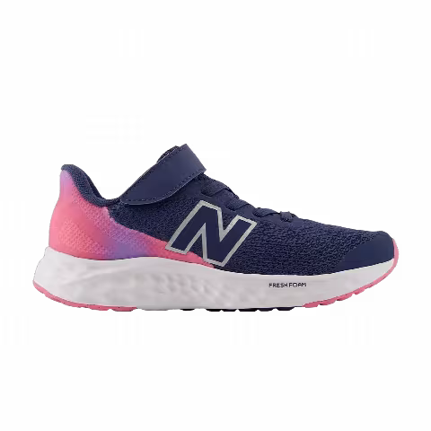 New Balance Fresh Foam Arishi v4 Bungee Lace Little Kid 'Vintage Indigo'