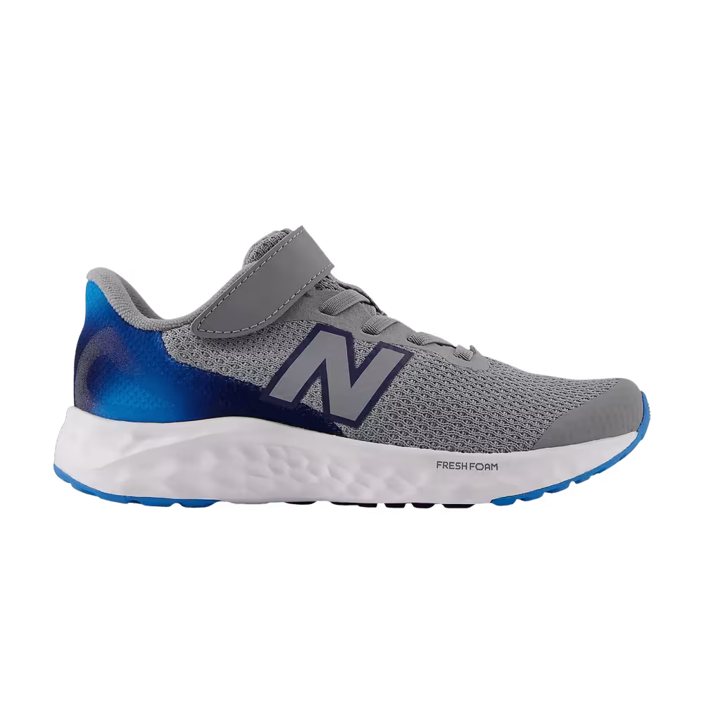 New Balance Fresh Foam Arishi v4 Bungee Lace Little Kid Slate Grey