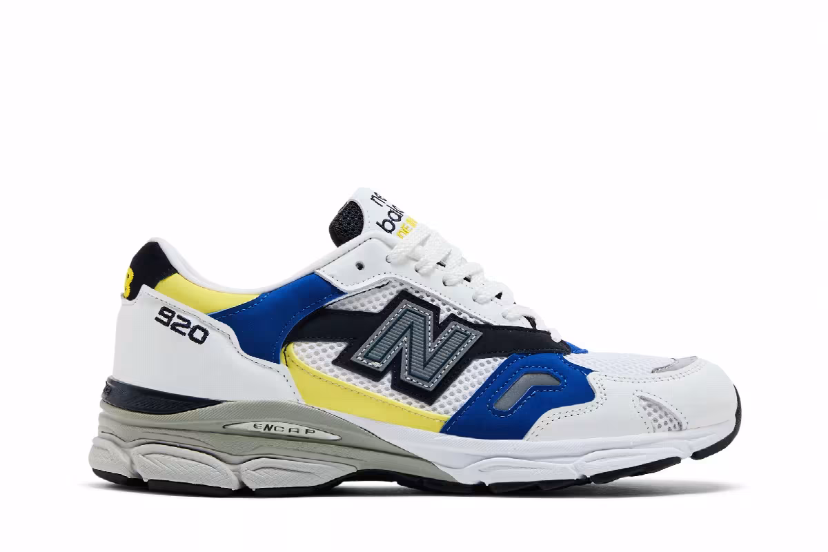 New Balance 920 Made in England White Blue, view 2