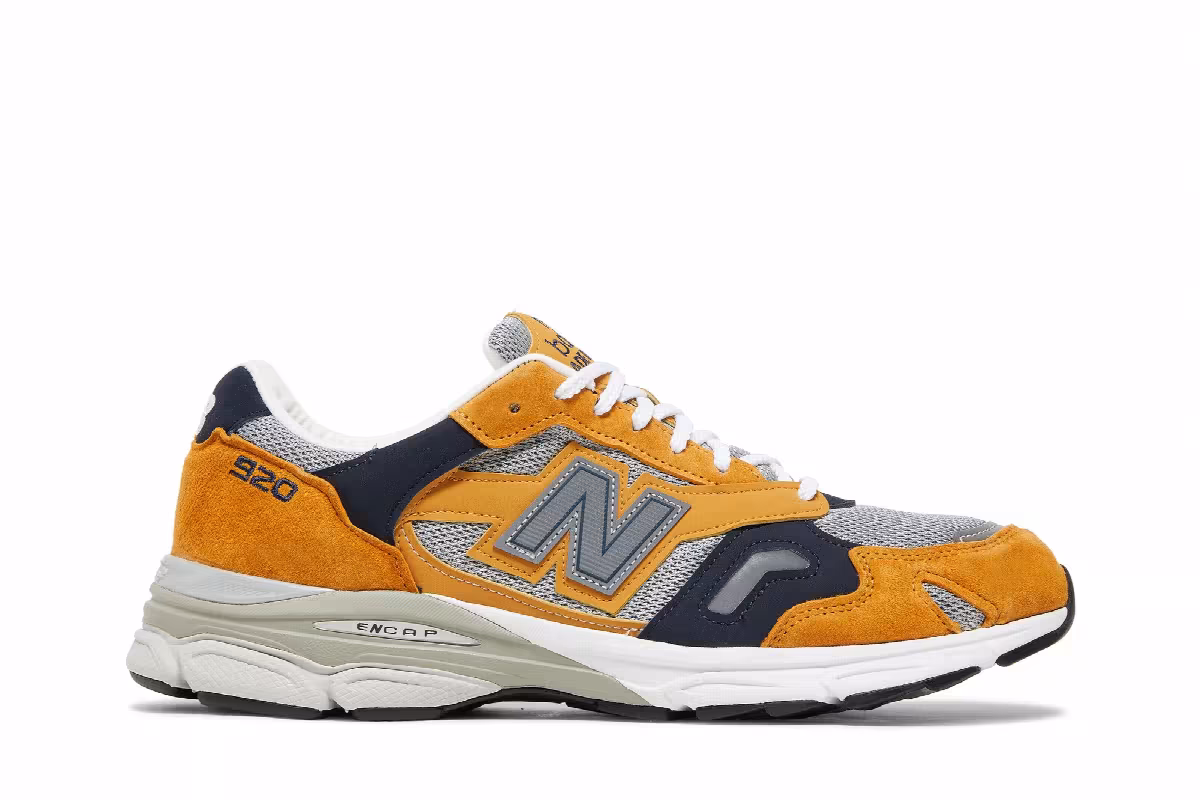 New Balance 920 Made in England Mustard Yellow, view 2
