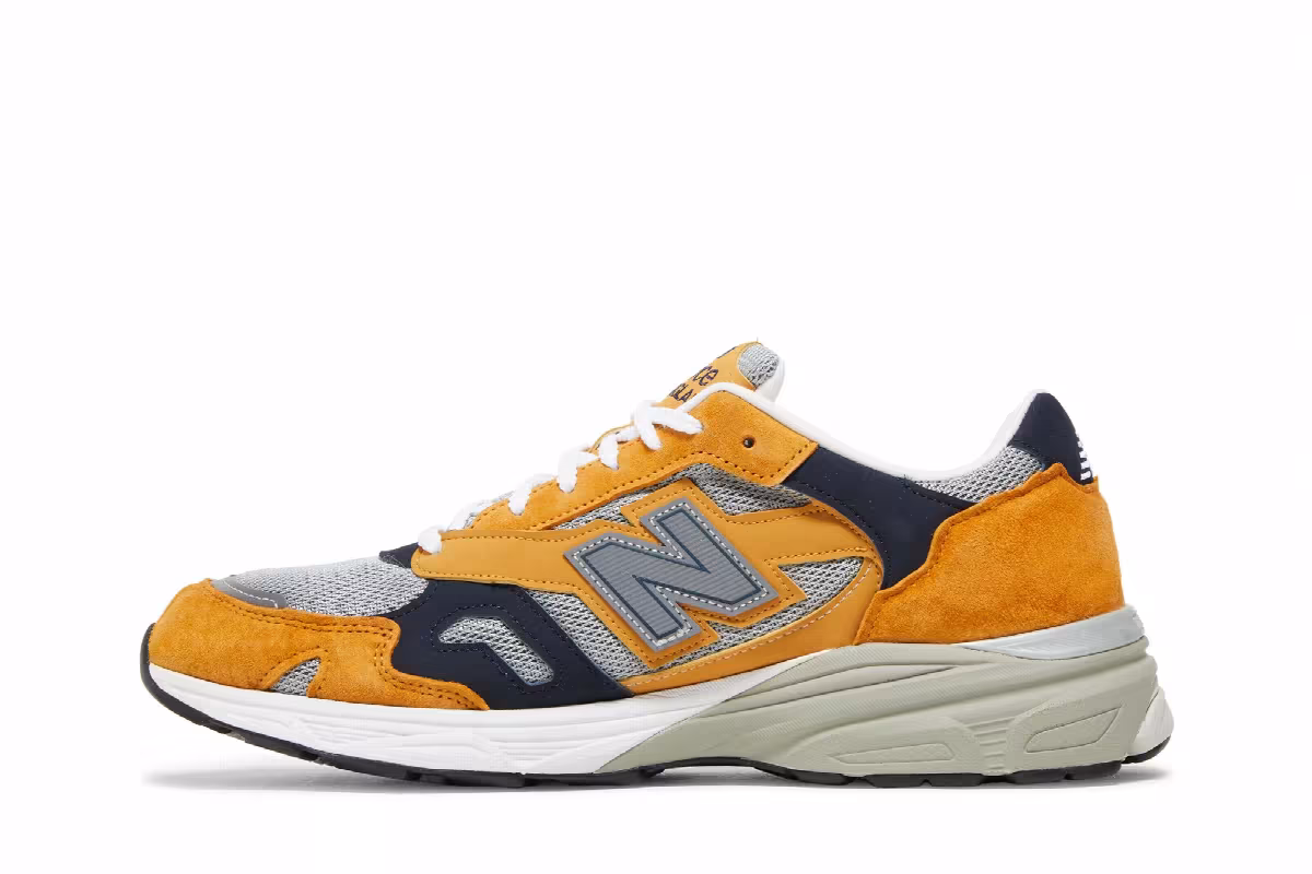 New Balance 920 Made in England Mustard Yellow, view 4