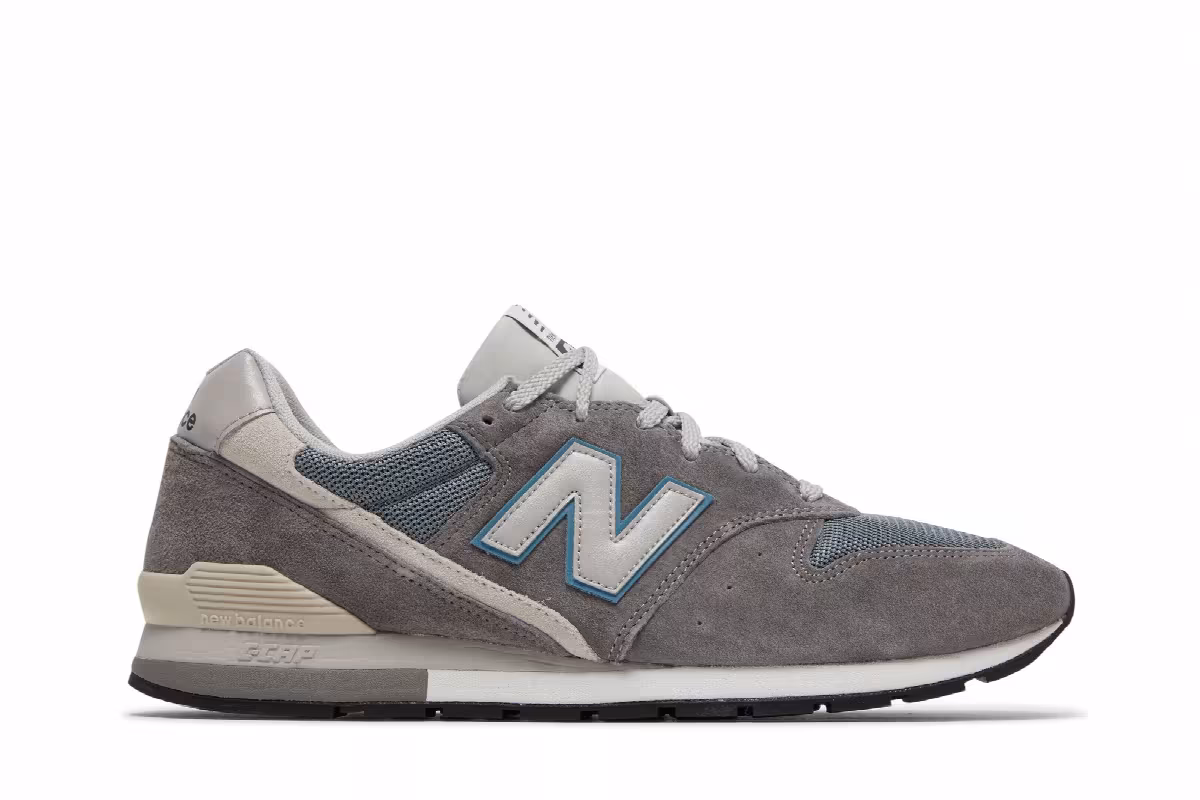 New Balance 996v2 Castlerock Deep Porcelain Blue, view 2