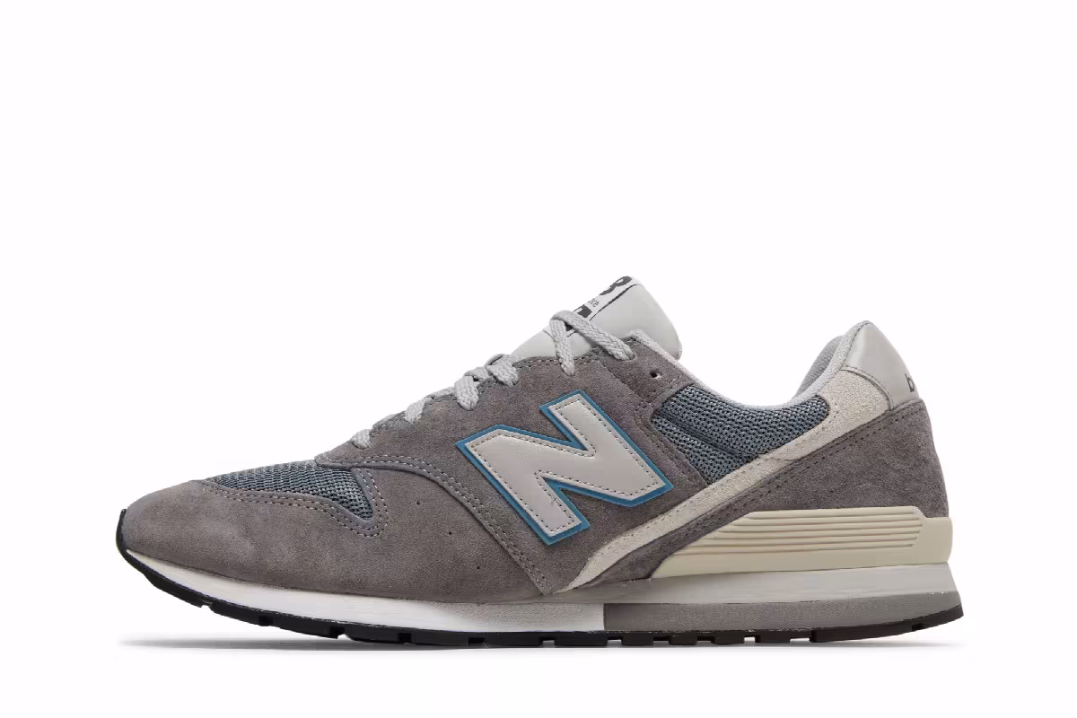 New Balance 996v2 Castlerock Deep Porcelain Blue, view 4