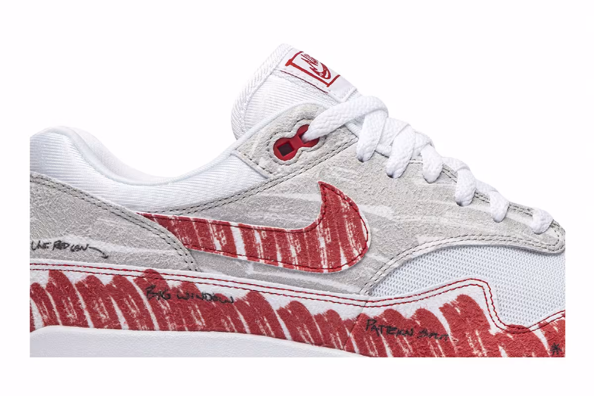 Nike Air Max 1 Sketch To Shelf - University Red, view 3