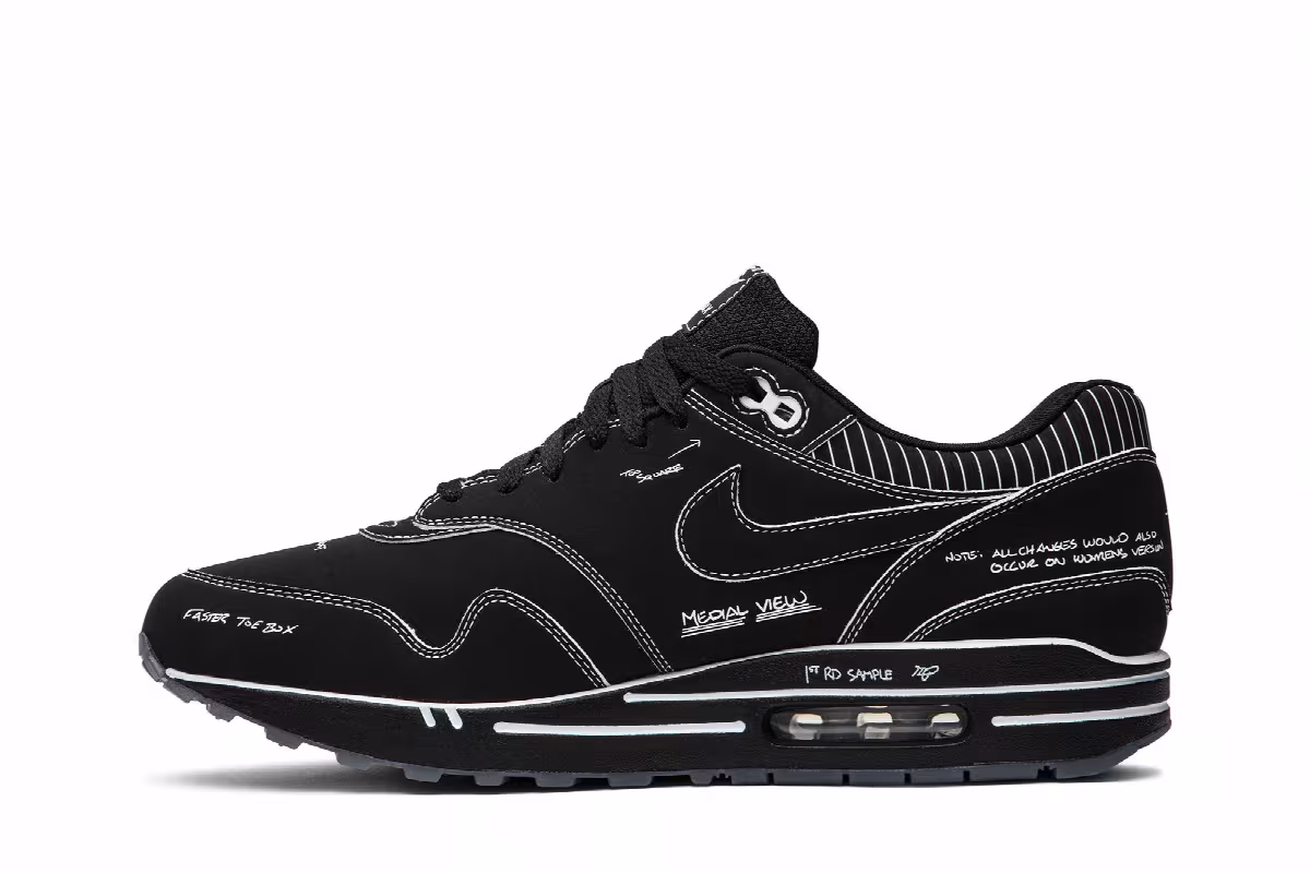 Nike Air Max 1 Sketch To Shelf - Black, view 4