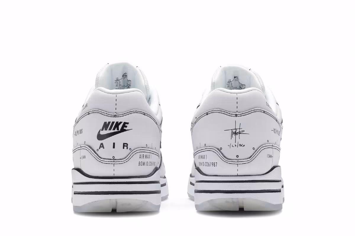 Nike Air Max 1 Sketch To Shelf - White, view 7
