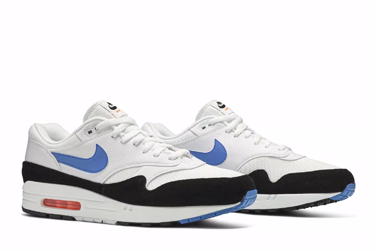 Nike Air Max 1 Photo Blue Total Orange, view 9