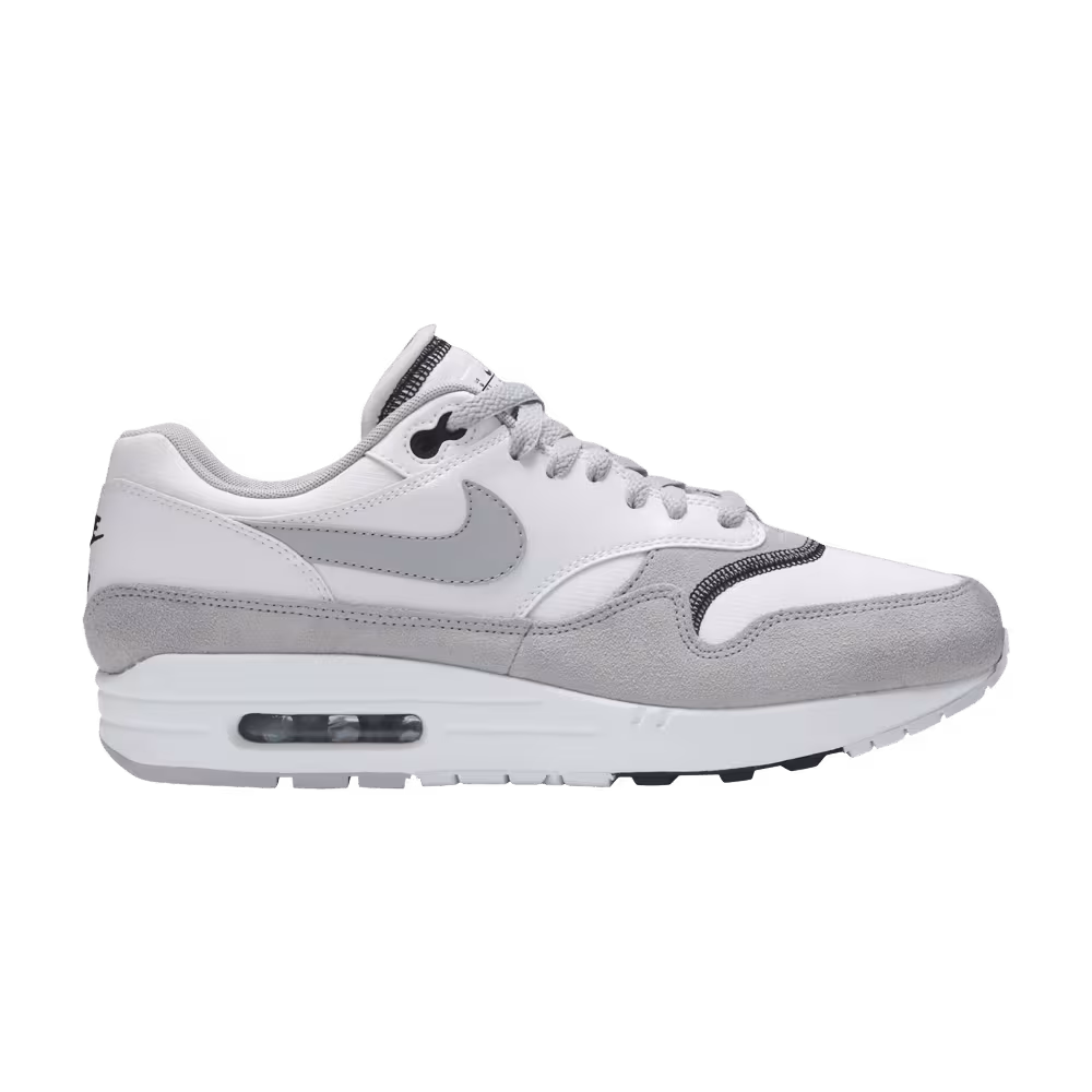 Nike Air Max 1 White Black Wolf Grey