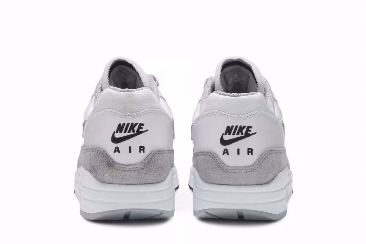 Nike Air Max 1 White Black Wolf Grey, view 7