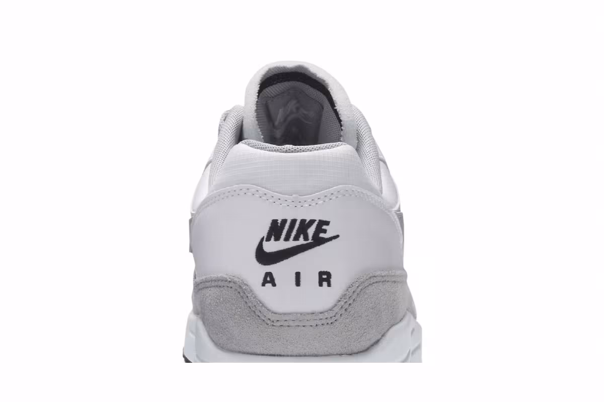 Nike Air Max 1 White Black Wolf Grey, view 8