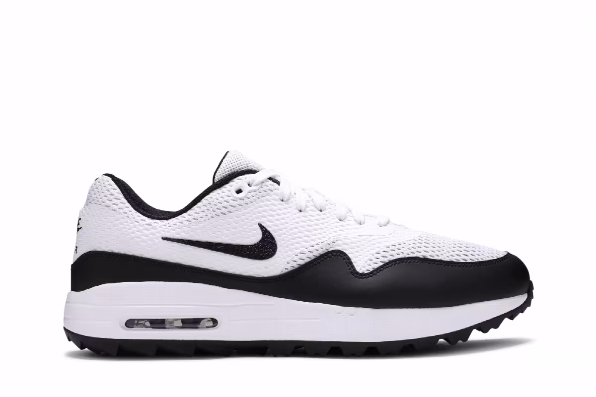 Nike Air Max 1 Golf White Black, view 2